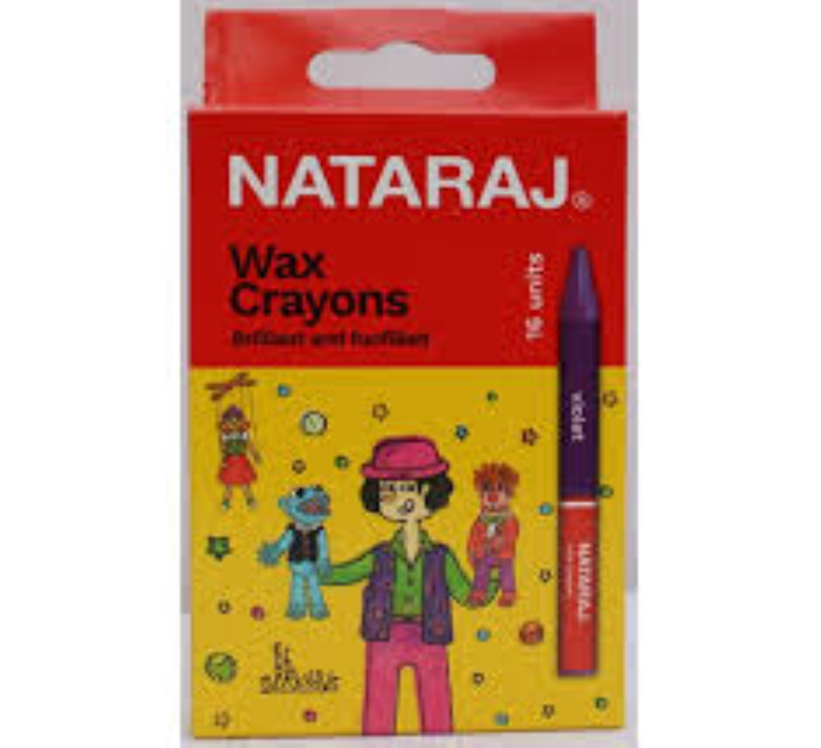 NATARAJ WAX CRAYONS 16'S